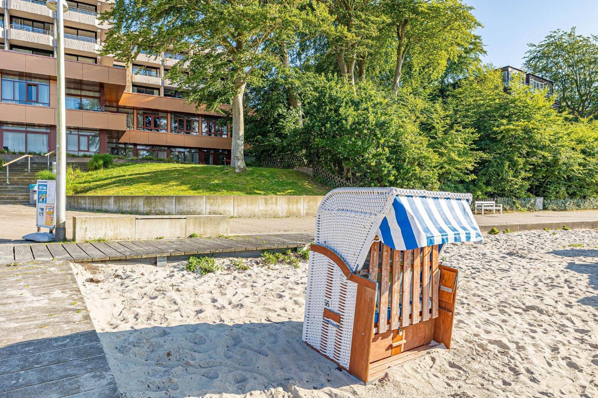 Fewo1846 Intermar - Leichte Brise - Modernes Studioapartment Mit Meerblick Glücksburg Exteriér fotografie