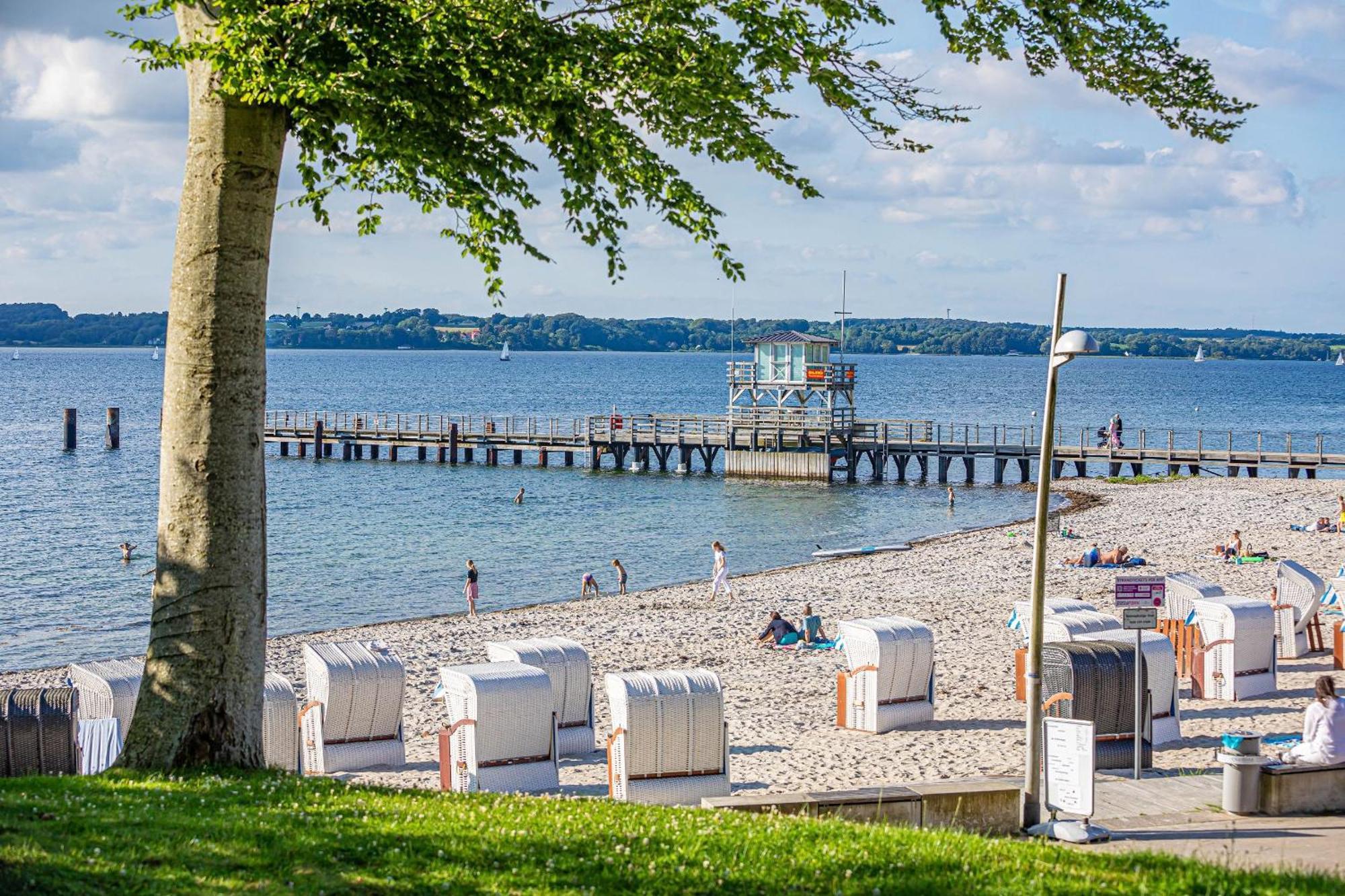 Fewo1846 Intermar - Leichte Brise - Modernes Studioapartment Mit Meerblick Glücksburg Exteriér fotografie